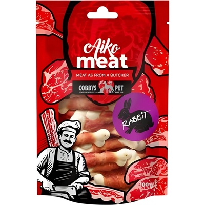 COBBYS PET AIKO Meat králičie mäso na kalciovej kosti 100 g