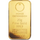 Münze Österreich zlatý slitek 20 g
