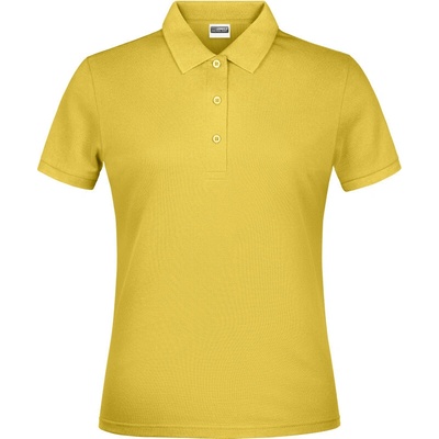 James & Nicholson Polokošile JN 791 krátký rukáv dámská COT-02079120000 Žlutá
