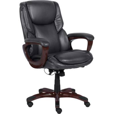 Президентски офис стол Carmen 5025 - черен (3520257_1)