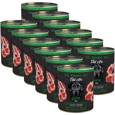 Fitmin For Life Adult Lamb paté 12 x 800 g