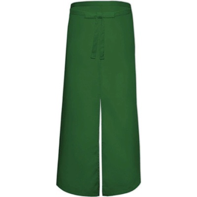 Link Kitchen Wear Bistro zástera s rázporkom X962 Bottle Green 100 x 100 cm