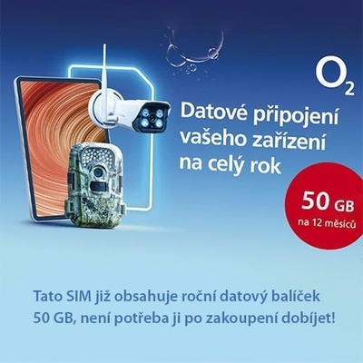 O2 Roční datové připojení 50 GB SMALLPGO.0GP50G59 – Zboží Živě