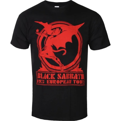 ROCK OFF Мъжка тениска Black Sabbath - Europe '75 - ROCK OFF - BSTS40MB