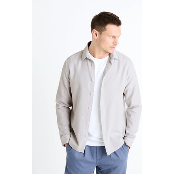 Celio Светлосива мъжка риза Celio Fabeille2 Celio | Siv | МЪЖЕ | S