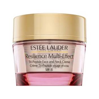 Estée Lauder Resilience Multi-Effect подхранващ крем Tri-Peptide Face and Neck Creme SPF15 Dry Skin 50 ml