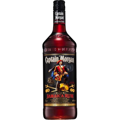 Captain Morgan Black Jamaica 40% 1 l (čistá fľaša)