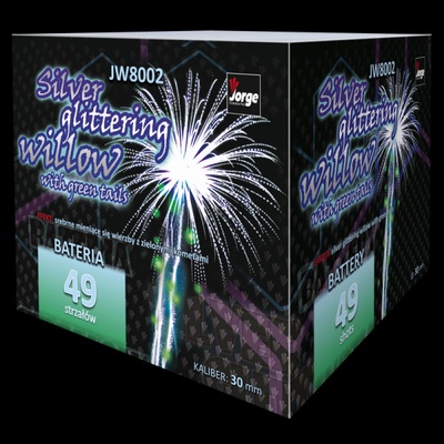 JORGE Baterie 49 ran Silver glittering Willow Baterie 49 ran JW8002