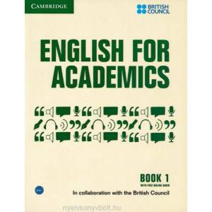 English for Academics 1 Book with Online Audio | British Council (ISBN: 9781107434769)