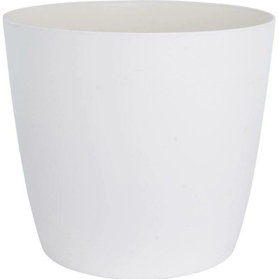 Plastkon Ella Twist N Roll Samozavlažovací květináč, 35 × 31 cm, plast, bílý 4114066010