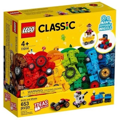 LEGO® Конструктор LEGO Classic - Тухлички и колела- 11014