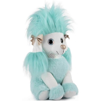 38 СМ ПЛЮШЕН ГОЛЯМ ПУДЕЛ С КАИШКА В 2 ЦВЯТА