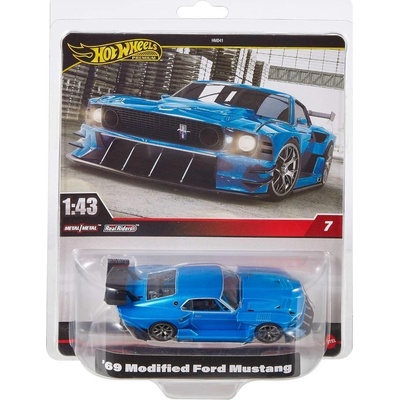 Mattel Hot Wheels Premium Real Riders 69 Modified Ford Mustang