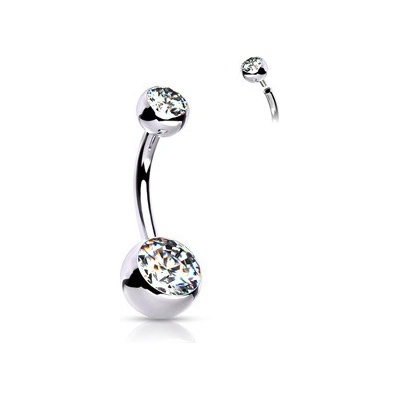 Šperky4U piercing do pupíku banánek vnitřní závit titan TIT1009C-161258