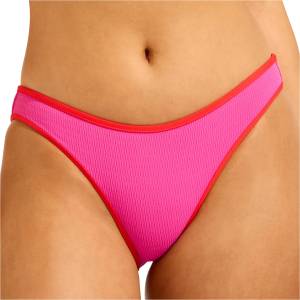 Seafolly Дамско бикини долнище Seafolly Women's Beach Bound Hipster Pant Bikini bottom - Hot Pink / Flame - размер 34 (EU) (150-4243-0612)