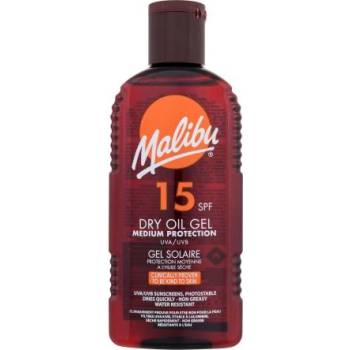 Malibu Dry Oil Gel SPF15 водоустойчив слънцезащитен маслен гел 200 ml