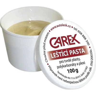 Carex Leštiaca pasta na renováciu zmatnených/matných svetlometov 50 g