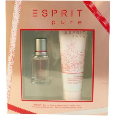 Esprit Pure Woman EDT 15 ml + sprchový gél 75 ml darčeková sada