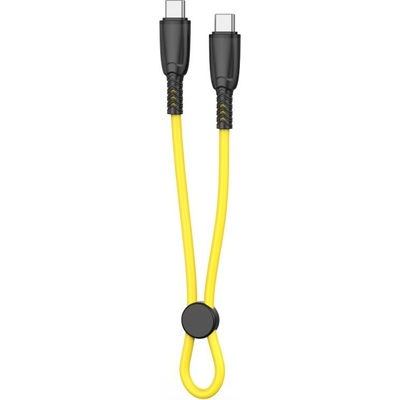 XO NB-Q248B PD USB-C/USB-C, 60W, 0,25m, žlutý