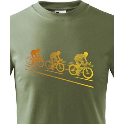 Dětské tričko cyklisté Military Canvas Dětské tričko Bezvatriko.cz 1707