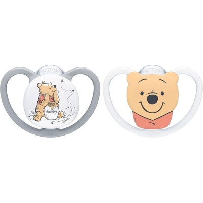 Nuk Силиконови залъгалки NUK Perfect Match Air - 6-18 м, 2 броя, Мечо Пух (10176351)
