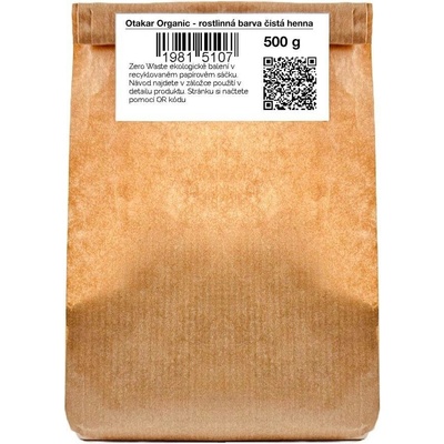 Otakar Organic přírodní rostlinná barva na vlasy intenzivní měděná / čistá henna 500 g