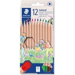 STAEDTLER Комплект цветни моливи, шестоъгълни, STAEDTLER „Noris natural 143N, 12 цвята 143N C12 (143N C12)