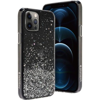 SwitchEasy Starfield Case - дизайнерски удароустойчив хибриден кейс за iPhone 12 Pro Max (черен)
