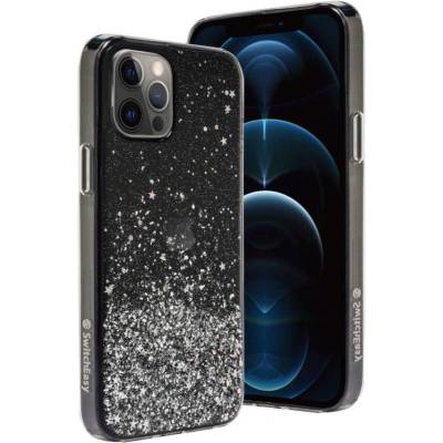 SwitchEasy Starfield Case - дизайнерски удароустойчив хибриден кейс за iPhone 12 Pro Max (черен)