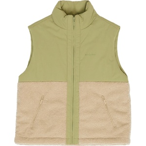 Mazine Дамски поларен елек Mazine Women's Fabric Blocking Vest Fleece vest - Matcha / Natural (132-1376-0314)