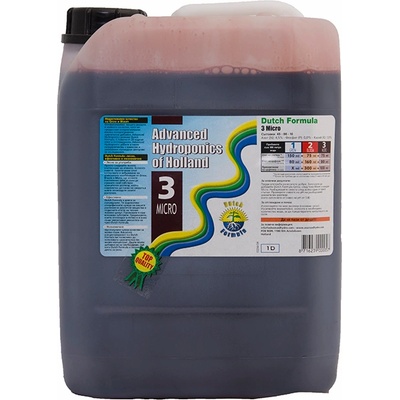 Advanced Hydroponics of Holland Dutch Formula 3 Micro 10L