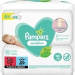Pampers Sensitive мокри кърпи 6 x 52 броя - topcho-online