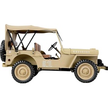 Amewi Jeep Willys MB Scale Crawler komutátorový RC model auta elektrický crawler 4WD 4x4 RtR 2,4 GHz 1:14