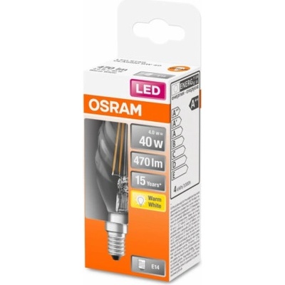 Osram LED žárovka , BW35, E14, 4 W 470 Lm 2700 K