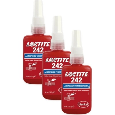 Loctite 242 strednepevnostný 50 ml 3 ks