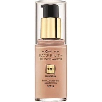 Max Factor Facefinity All Day Flawless 3v1 make-up 44 Warm Ivory 30 ml