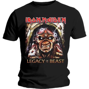 Iron Maiden Legacy Aces Тениска с къс ръкав Black XL (IMTEE86MB04)