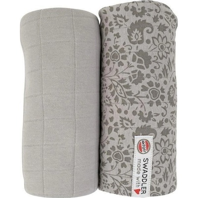 Lodger Swaddler Flower Tribe 2 ks120 x 120 cm Mist