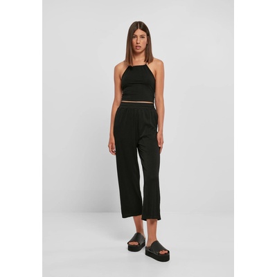 Urban Classics Дамски широк панталон в черен цвят Urban Classics Ladies StraightUB-TB6006-00007 - Черен, размер XL