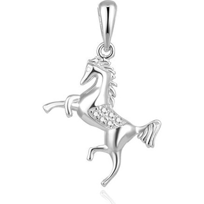 Beneto Stříbrný přívěsek kůň AGH134DL