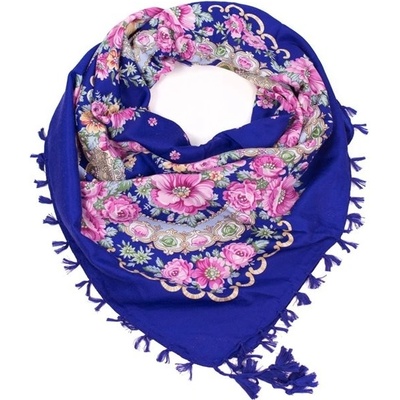 Art Of Polo Ľudový Folk šál Artofpolo FArsz13024ss14 zafírový