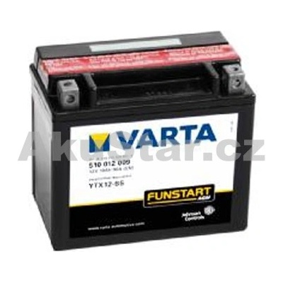 Varta YTX12-BS, 510012 – Zboží Mobilmania