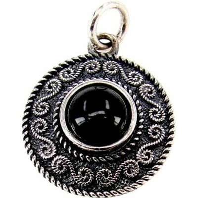 imago Přívěsek Keltská spirála Černý onyx FC10283 1X