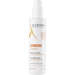 A-DERMA Protect Невидим слънцезащитен спрей за лице и тяло, SPF50+, 200 ml - ozone