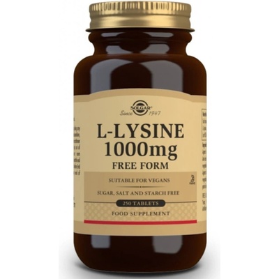 Solgar L-Lyzín 1000 mg 250 tabliet