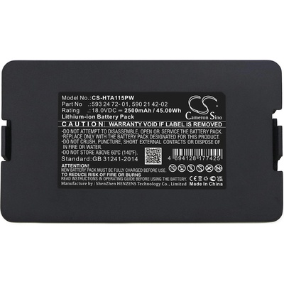 Cameron Sino Батерия Cameron Sino, За косачка робот GARDENA Automower 115H 2019, Automower 305 2020, 2021, 2022 (CS-HTA115PW)