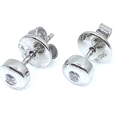 Jan Kos jewellery zlaté náušnice s briliantem 83000187