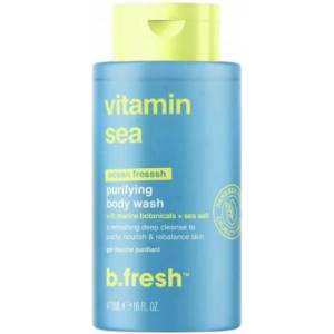 b.green B. fresh vitamin sea Душ гел подхранващ с морска сол, 473 мл