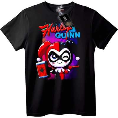 NOONEBRAND Тениска Harley Quinn Chibi - 2XL, White