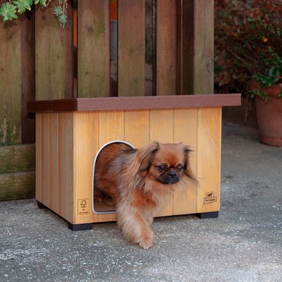 Ferplast Baita 50 dřevěná bouda pro psy 56 x 46,5 x 41,50 cm – Zbozi.Blesk.cz